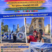 Combo Inverno. passeios no chile para brasileiros, combo passeios chile, city tour santiago gratis, tours em santiago chile, neve no chile 2026, valle nevado tour, pacotes chile saindo de santiago